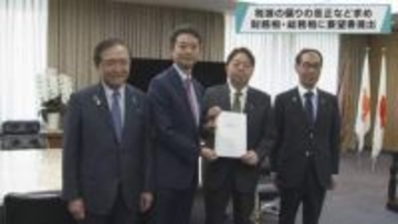 税源の偏りの是正などを求め　要望書提出／埼玉県