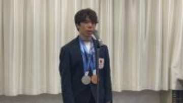 フィギュア佐藤選手　母校訪問／埼玉県