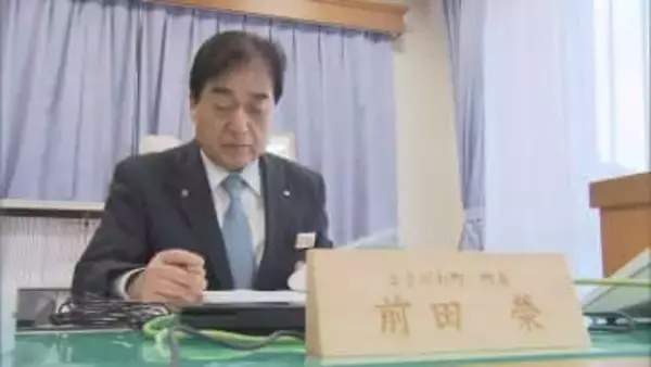 ときがわ町　前田栄町長　初登庁／埼玉県