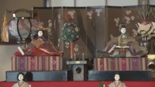 桃の節句を前に　ひな人形の展覧会／埼玉県川島町