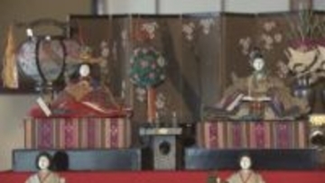 桃の節句を前に　ひな人形の展覧会／埼玉県川島町