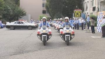 ２１日から秋の全国交通安全運動　埼玉県警と埼玉県が出発式