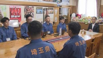 熊本地震被災地に派遣　埼玉県職員　大野知事に活動報告