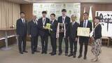 「浦和学院ハンドボール部　清水市長に優勝報告／埼玉県」の画像1