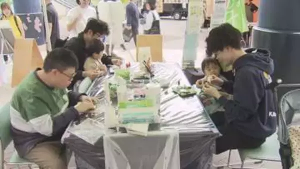 連休最終日　ヌゥのうろこでフォトスタンド作り／埼玉県