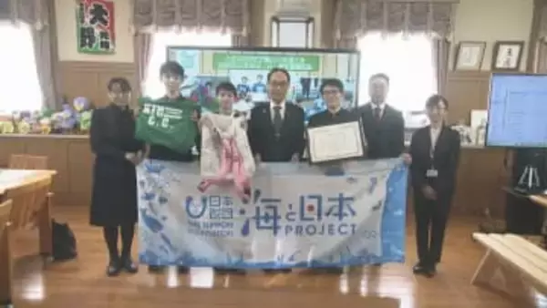 川口工業高校掃除部　「スポＧＯＭＩ甲子園」連覇を報告／埼玉県