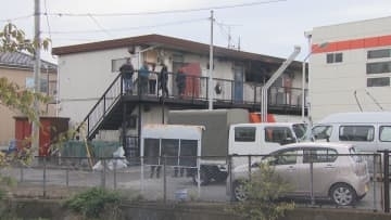 草加でアパート火災 1人の遺体見つかる/埼玉県