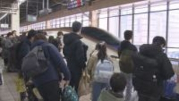 ＪＲ東日本　「帰省ラッシュ」ピーク迎える／埼玉県