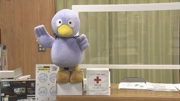 県庁に設置　ベネズエラ地震　復興支援の募金箱／埼玉県