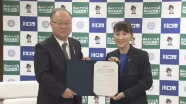 奥ノ木川口市長から当選した岡村氏に引継ぎ／埼玉県