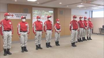 出発式を開催　日赤県支部　熊本に第２救護班を派遣／埼玉県
