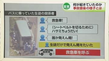 【磐越道バス事故】「救急車！」「発えん筒！」　何が起きていたのか…事故直後の生徒たちの様子が明らかに《新潟》