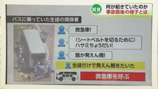 【磐越道バス事故】「救急車！」「発えん筒！」　何が起きていたのか…事故直後の生徒たちの様子が明らかに《新潟》