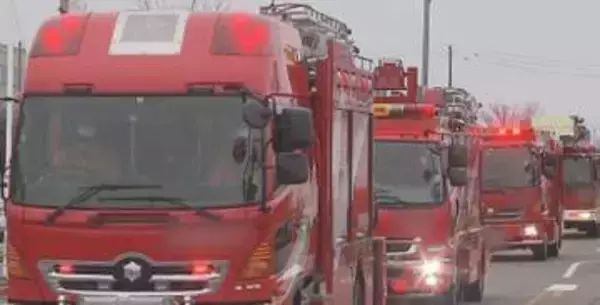 「玄関から炎がでている」住宅1棟が燃える火事　新潟市中央区