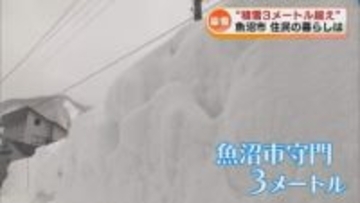 魚沼市守門で"積雪3メートル超え”「冬の選挙は大変」　雪に囲まれた住民の暮らしは《新潟》