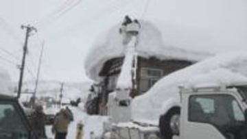 【密着】積雪2メートル以上の魚沼市　災害派遣要請で自衛隊が雪下ろし　隊員の活動は 《新潟》