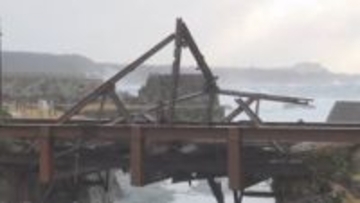 暴風や高波に警戒　佐渡市では国の史跡が倒壊する被害も  県内は大気の状態が非常に不安定　 《新潟》