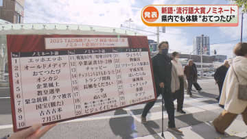「新語・流行語大賞」ノミネート30語発表　県内になじみの言葉も　”ぬい活” ”おてつたび”って？《新潟》