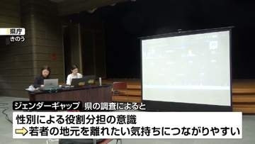 性別による役割分担の意識「ジェンダーギャップ」解消に向けた座談会　県の調査で“人口減少の要因”《新潟》