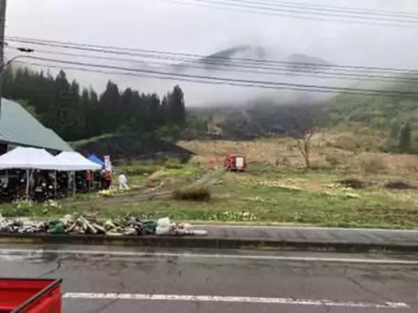【速報】林野火災　魚沼市は27日午前9時35分に鎮圧を発表（午前10時40分現在）《新潟》