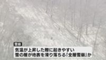 スキー場で雪崩発生　スノーボーダー4人が重軽傷　気温上昇で「全層雪崩」が発生か 《新潟》