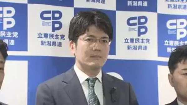 【加速】知事選　立憲民主党の土田竜吾県議が出馬を表明「新しいリーダー像を示せるのは私しかいない」《新潟》