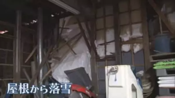 【落雪】魚沼コシヒカリの農業用倉庫が傾く　春からのコメ作りに影響も　関係者が涙「雪は恵みだと…」《新潟》