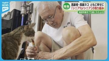 【特集】高齢者と高齢ネコがともに幸せに　新潟市が新たな取り組み「シニアforシニア」とは