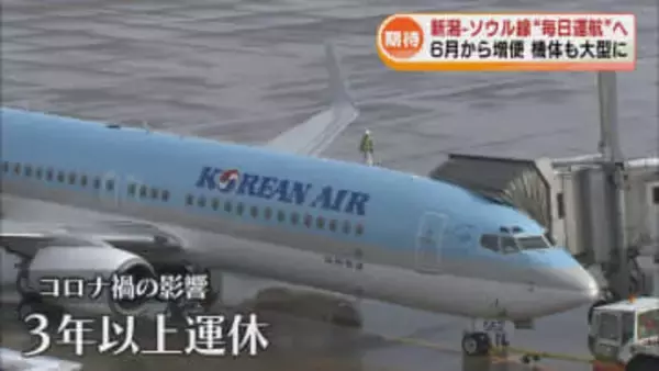 6月から“毎日運航”へ「新潟ーソウル線」が増便　搭乗率が好調《新潟》