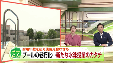 【ミニとく】小学校プールの老朽化で使用見合わせも　新たな水泳授業のカタチとは《新潟》