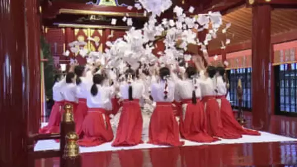 おみくじを高く舞い上げ“運気向上”願う神事 　護国神社で新年に向けた準備《新潟》