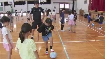 地震で被災した子供たちとサッカー元日本代表が交流【令和8年熊本地震】