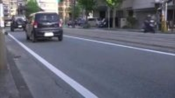 熊本市中央区の市道で路線バスが普通乗用車に追突　乗客など１３人けが