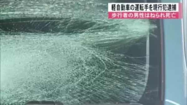 宇城市で軽自動車が歩行者はね男性死亡　警察が軽自動車の運転手を過失運転致傷容疑で現行犯逮捕【熊本発】