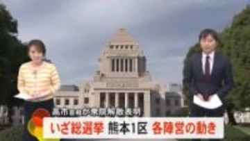 高市首相が衆院解散表明 いざ総選挙熊本1区各陣営の動き【熊本】