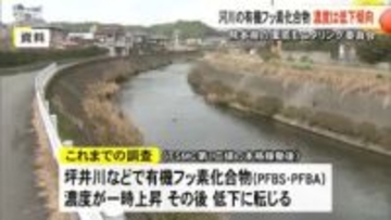 坪井川の有機フッ素化合物 濃度は低下傾向 熊本県環境モニタリング委員会で報告