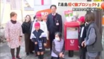 島民２００人でネコ３００匹　『猫の島』湯島で郵便局を交流拠点に【熊本】