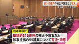 「賃上げなどの支援策など約３１５億円の補正予算案が可決　熊本県議会１１月定例会」の画像1