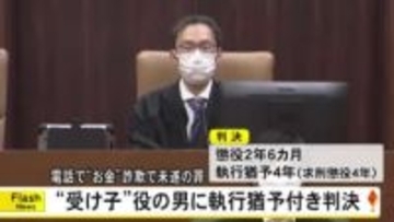 高齢男性に電話で現金だまし取ろうとした罪　被告に執行猶予付き判決　熊本地裁