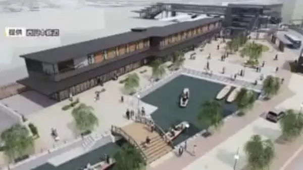 西鉄柳川駅前に「にぎわい交流施設」　川下りの「掘割」引き込みも　2027年6月オープン予定　駅利用や市内宿泊率アップへ　福岡・柳川市