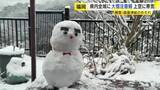「福岡県内全域に大雪注意報　気象台が積雪・路面凍結による交通障害などに注意するよう呼びかけ【２日正午時点】」の画像1