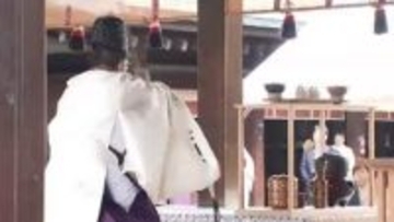 筥崎宮で「献茶式」　裏千家が濃茶・薄茶をたてて奉納　1年の平穏無事を祈る　福岡市