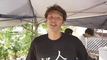 熊本地震　サッカー元日本代表も被災地の支援に汗　子供たちにかき氷や牛丼振る舞う「食べると会話が生まれる」　酷暑の中で奔走