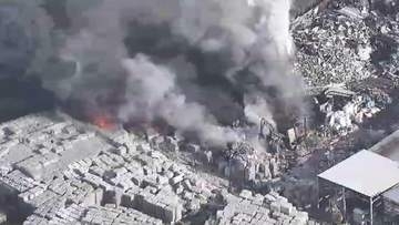 産業廃棄物の集積場で火事　約16時間後に鎮火　廃材置き場のプラスチックなど焼く　福岡・岡垣町