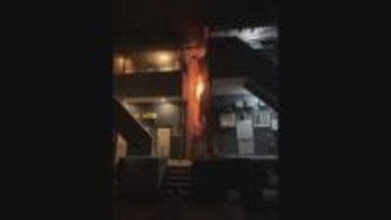 【速報】福岡市のアパートで火事　消防車など26台出動　約2時間後に鎮火