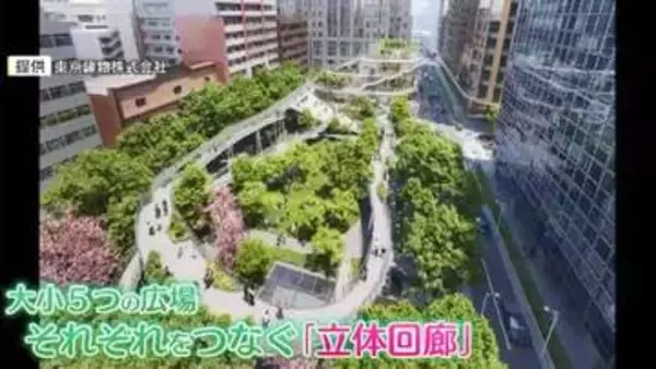博多駅前の「明治公園」にサウナ・飲食店など　8月7日リニューアル開園　立体的に約1400平方メートルの緑化空間　福岡市