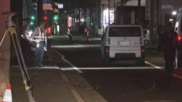 【続報】福岡・春日市で死亡交通事故　軽自動車と歩行者が衝突　近くに住む71歳の女性が死亡　横断歩道がないところを渡りごみ出しか・・・