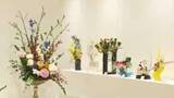 「西日本華道連盟福岡支部『いけばな展』　テーマは「春～花爛漫～」　個性的で華やかな作品173点　博多阪急で19日まで」の画像1