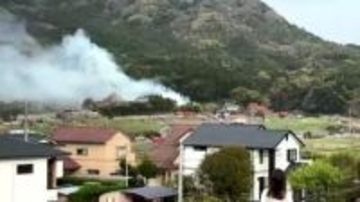 「家全体から火が出ている」　2階建て住宅1棟を全焼する火事　福岡・福津市