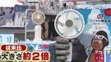 「朝倉市30.7℃　福岡県内で今年初の真夏日　熱中症対策で運動会を前倒し　従来の“2倍”ハンディ型扇風機も人気　福岡」の画像1